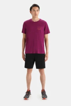 Icebreaker Tech Lite II Mountain Sunset T-shirt -ModeHuis Verkoopwinkel b12bac0607 9292 03 nl