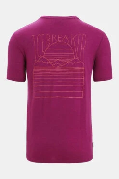 Icebreaker Tech Lite II Mountain Sunset T-shirt -ModeHuis Verkoopwinkel b12bac0607 9292 07 nl
