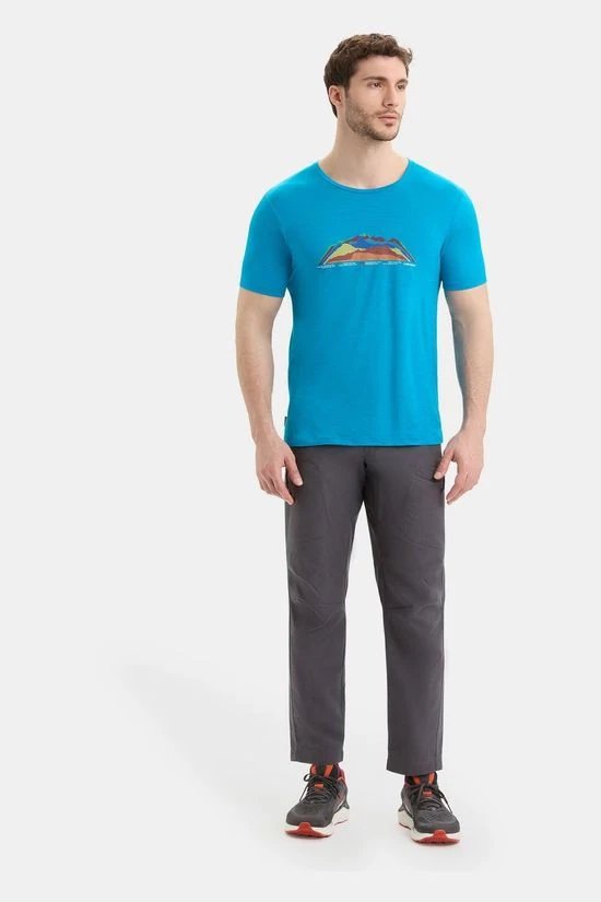 Icebreaker Tech Lite II 7 Mountain Tops T-shirt 5 Icebreaker Tech Lite II 7 Mountain Tops T-shirt - Afbeelding 3