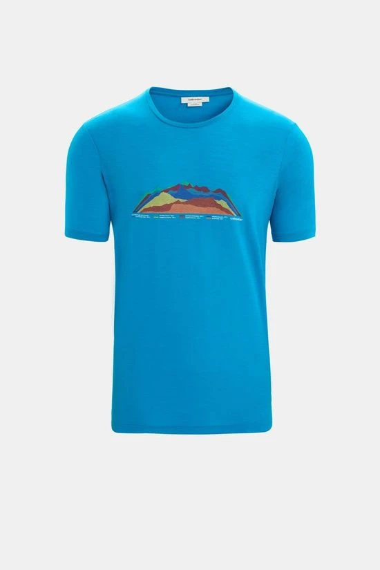 Icebreaker Tech Lite II 7 Mountain Tops T-shirt 8 Icebreaker Tech Lite II 7 Mountain Tops T-shirt - Afbeelding 6